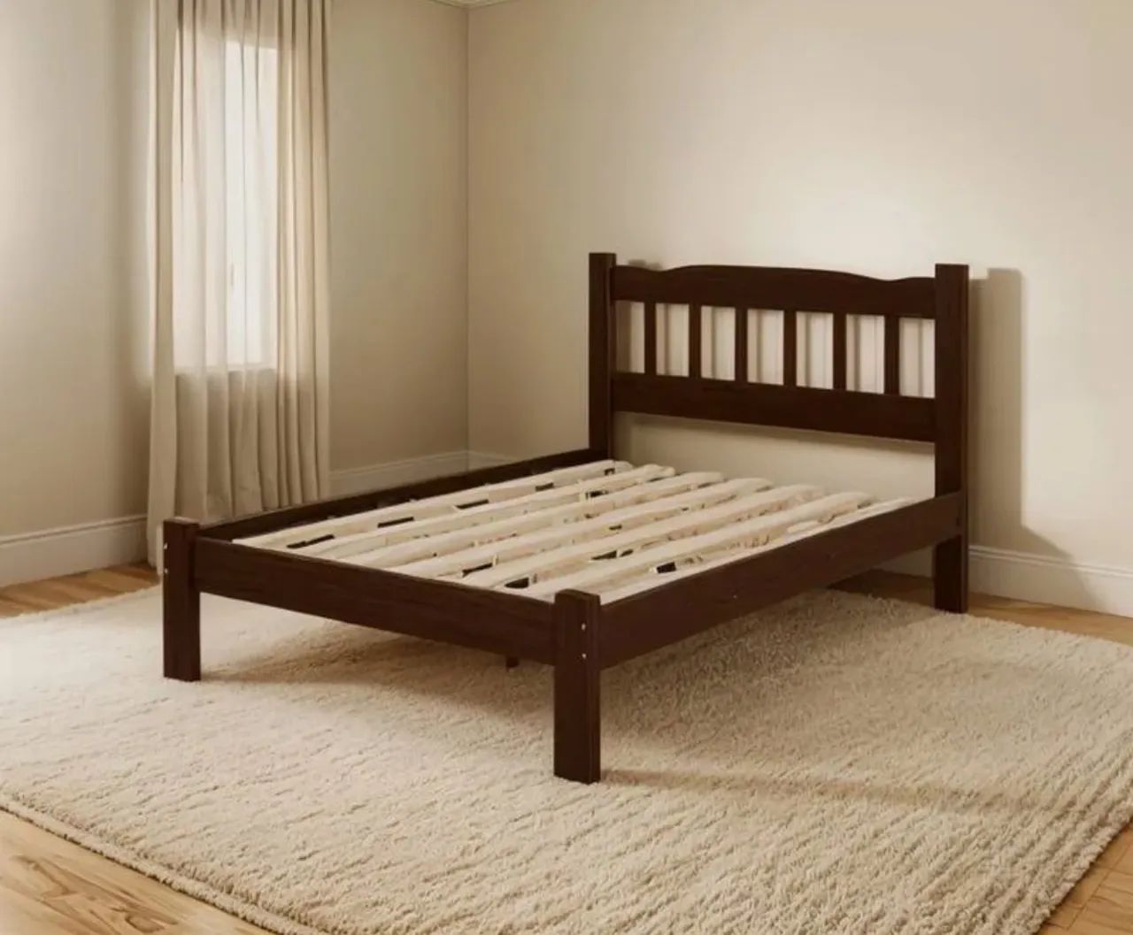 Cama de Casal Madeira Nova 