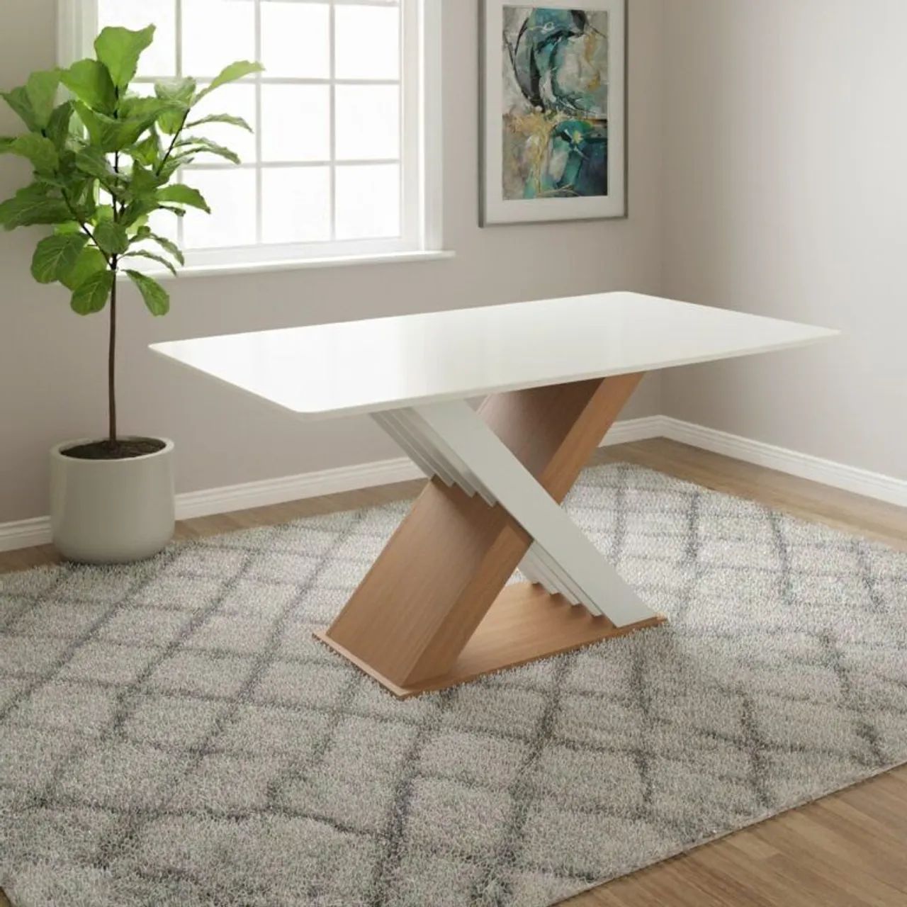 MESA SEIS LUGARES ALTAMENTE ELEGANTE E SOFISTICADA EM SEU DESIGN SURPREENDA-SE!! TT