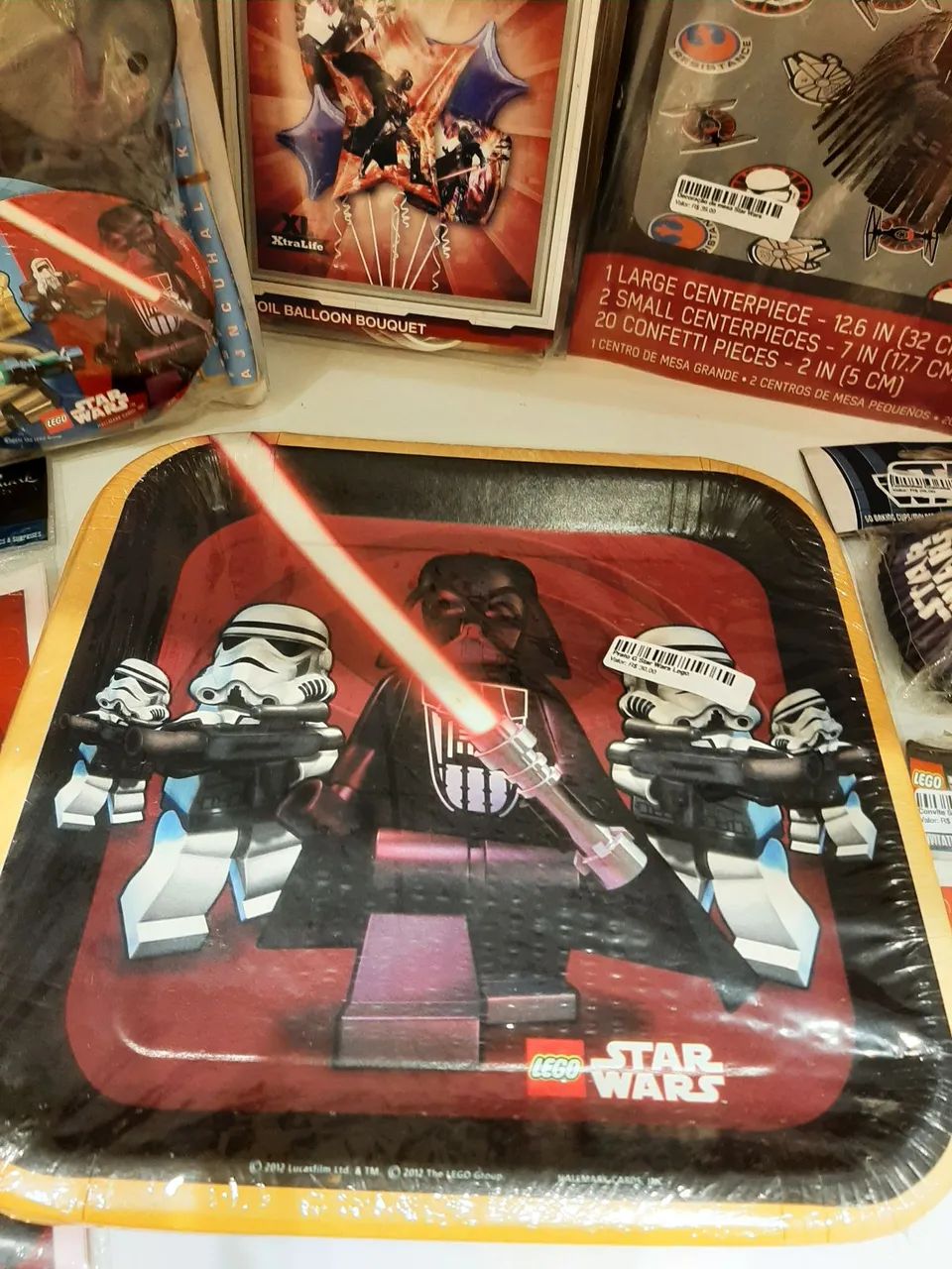Kit Decoração Festa Star Wars LEGO completa  - Foto 4