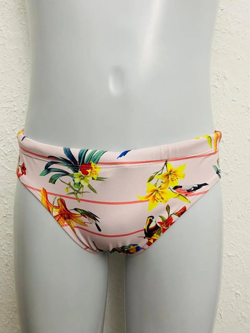 Sunga Br. Code Tamanho M Rosa estampa floral ótimo estado  - Foto 3