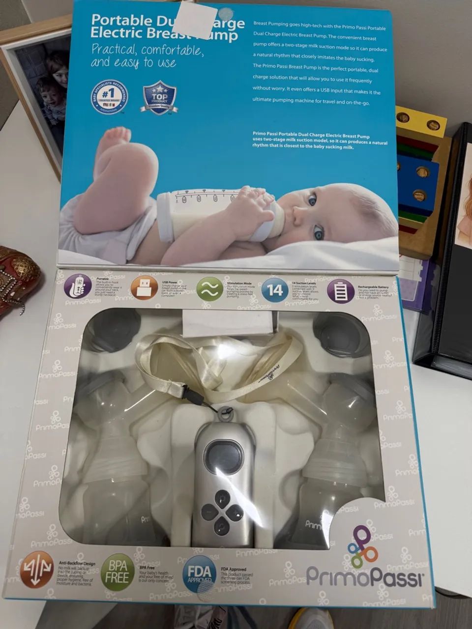 Extrator de Leite Elétrico Duplo PrimoPassi - Foto 2