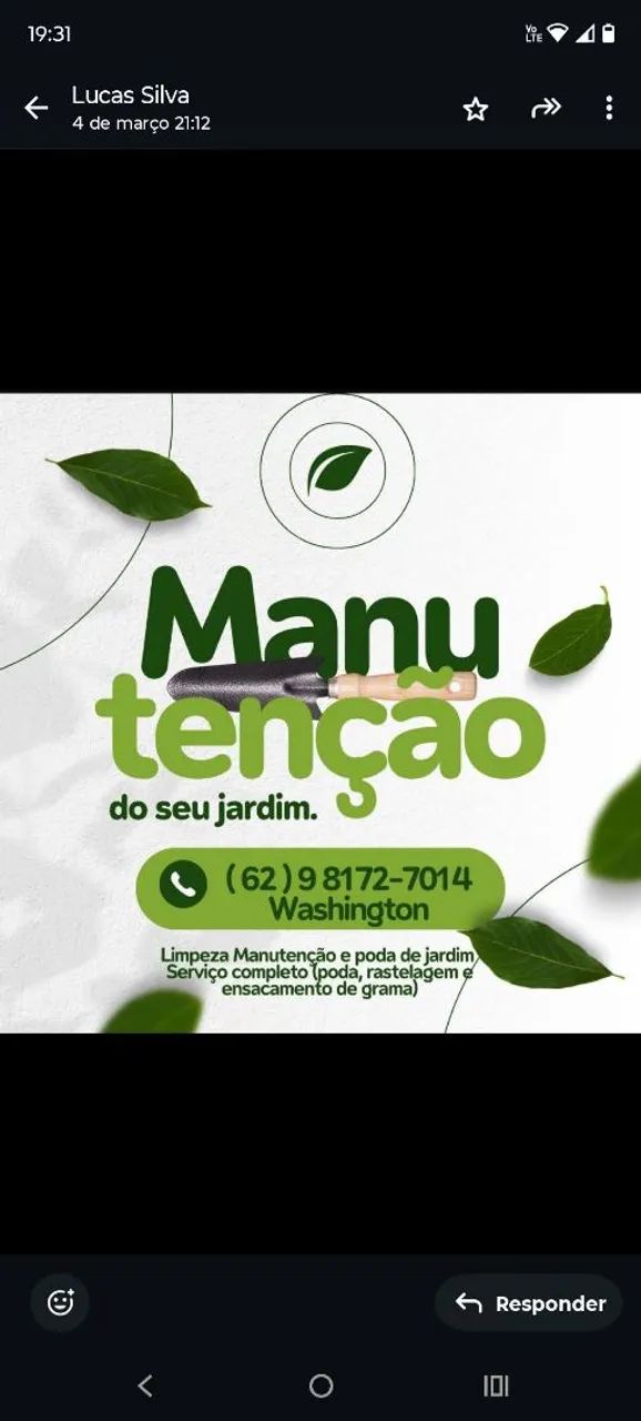 Roçagem de gramas e lotes..