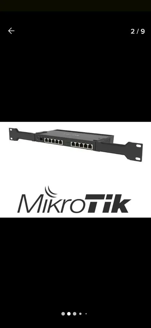 MikroTik The 4011 Series Routerboard<br>RB4011iGS+RM 1400MHZ Preto