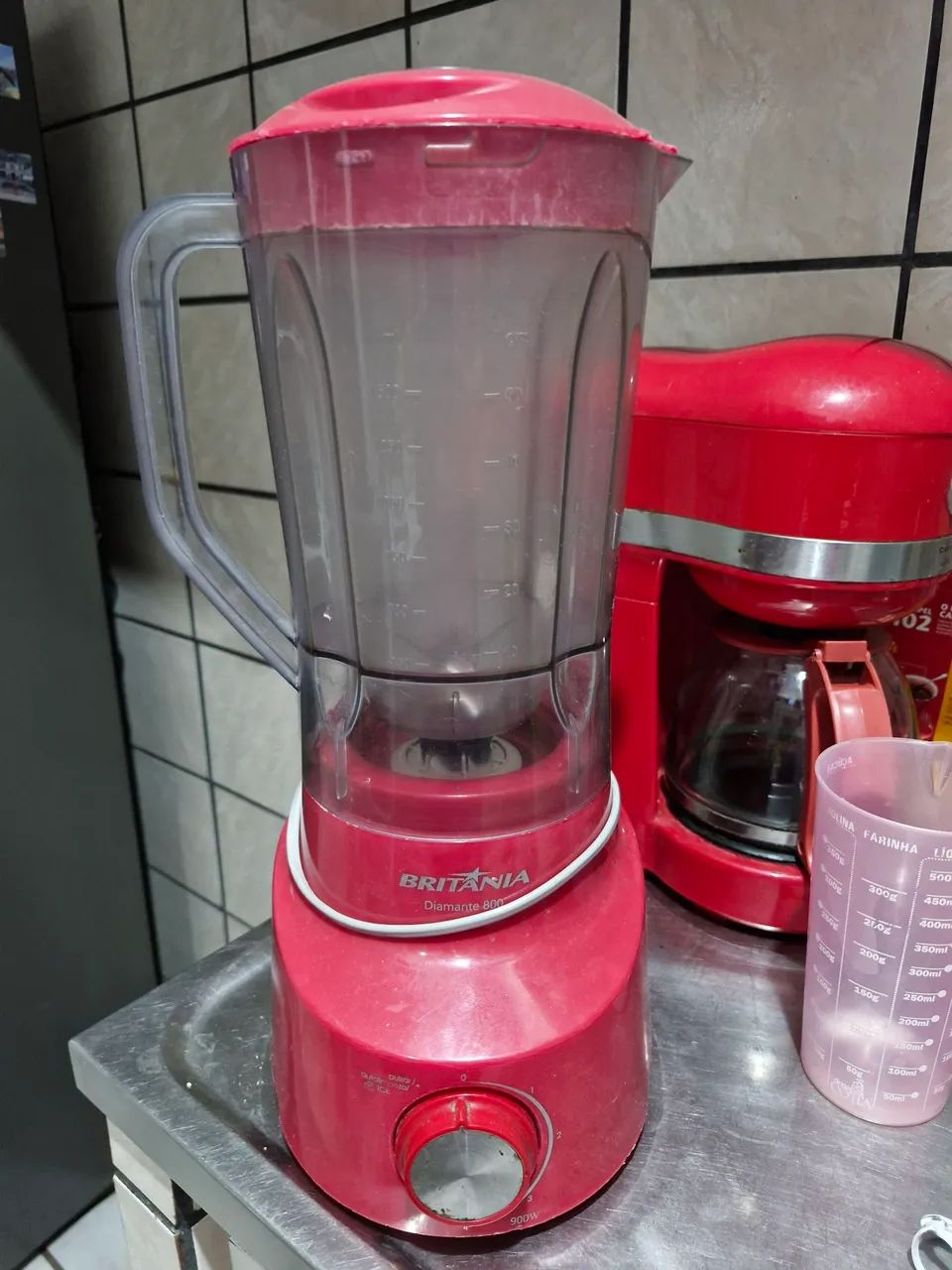 Liquidificador Vermelho - Britânia  - Foto 4