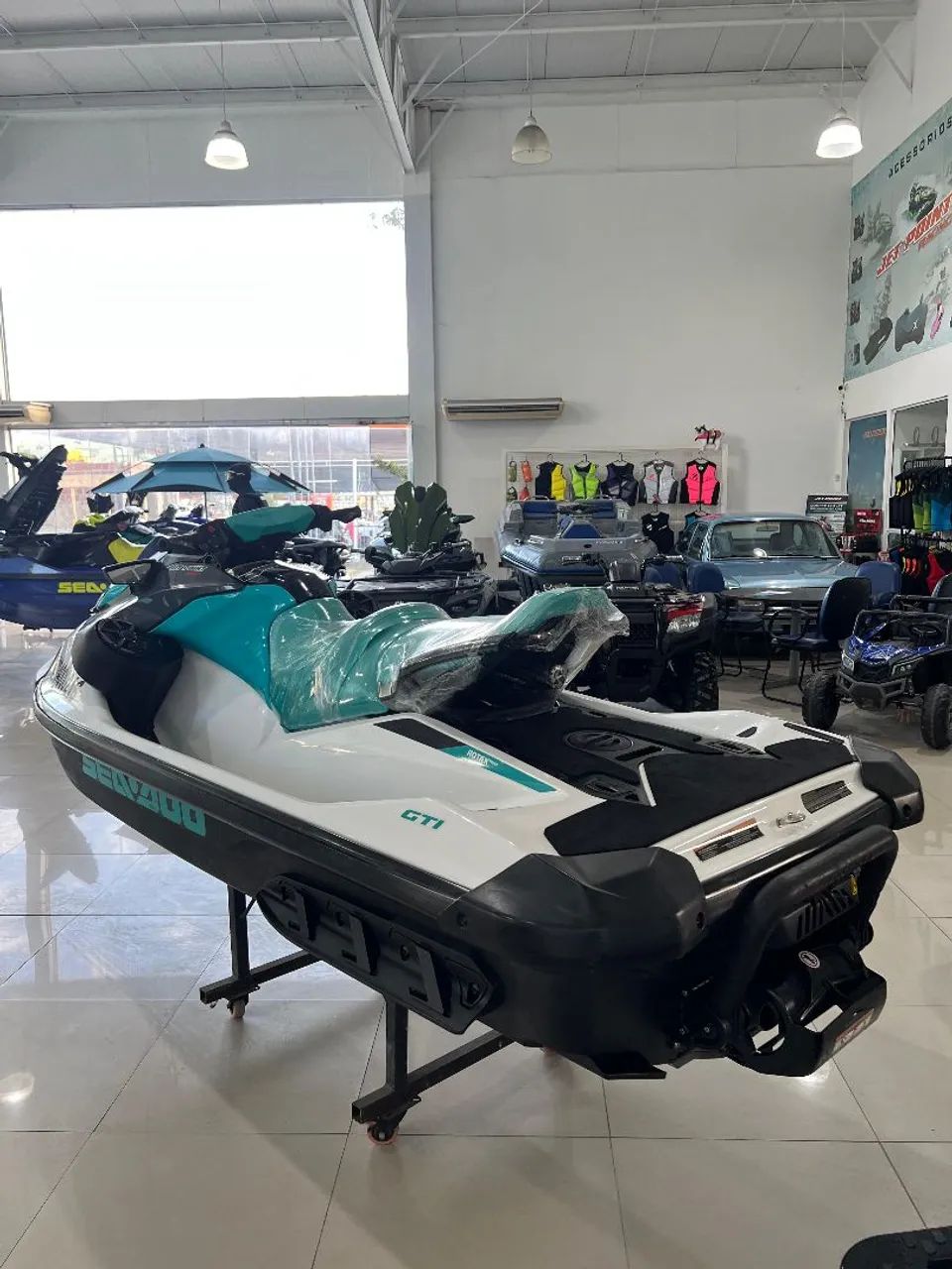 JET SKI SEA DOO GTi 130 2023, De Água Doce, Com Som, Muito Novo, Troco, Parcelamos 36x - Foto 9