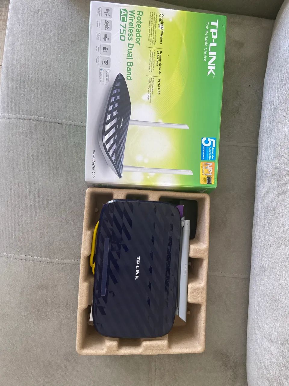 Roteador TP LINK dual band AC 750