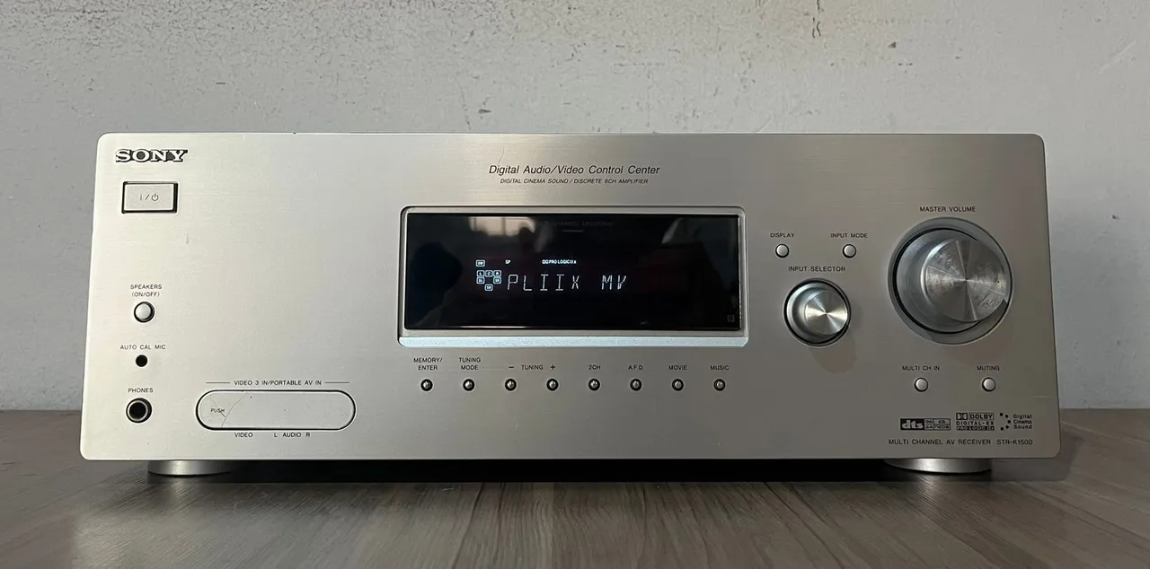 Receiver Sony Muteki STR-K1500 6.2 185 RMS Channel *Denon*Marantz Leia Descrição 