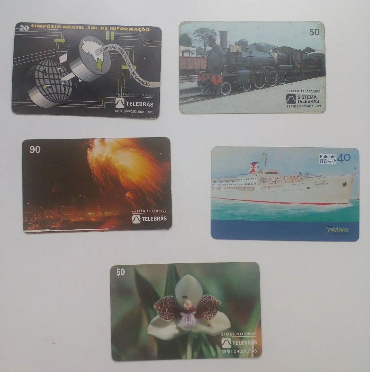 Cartões Telefônicos Variados