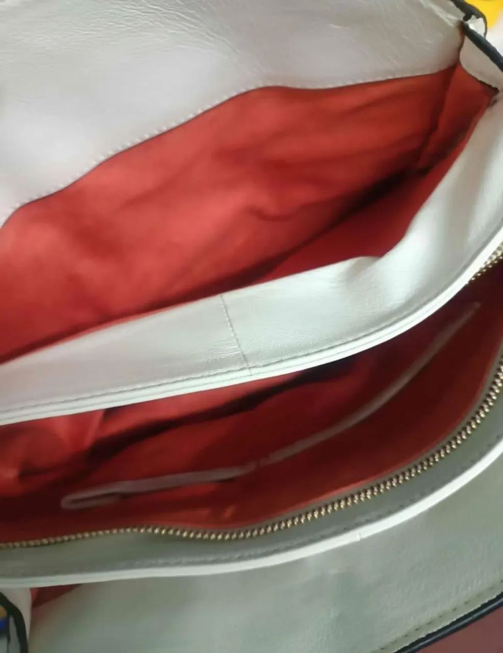 Bolsa de mão FK Leather - Bege - Foto 3