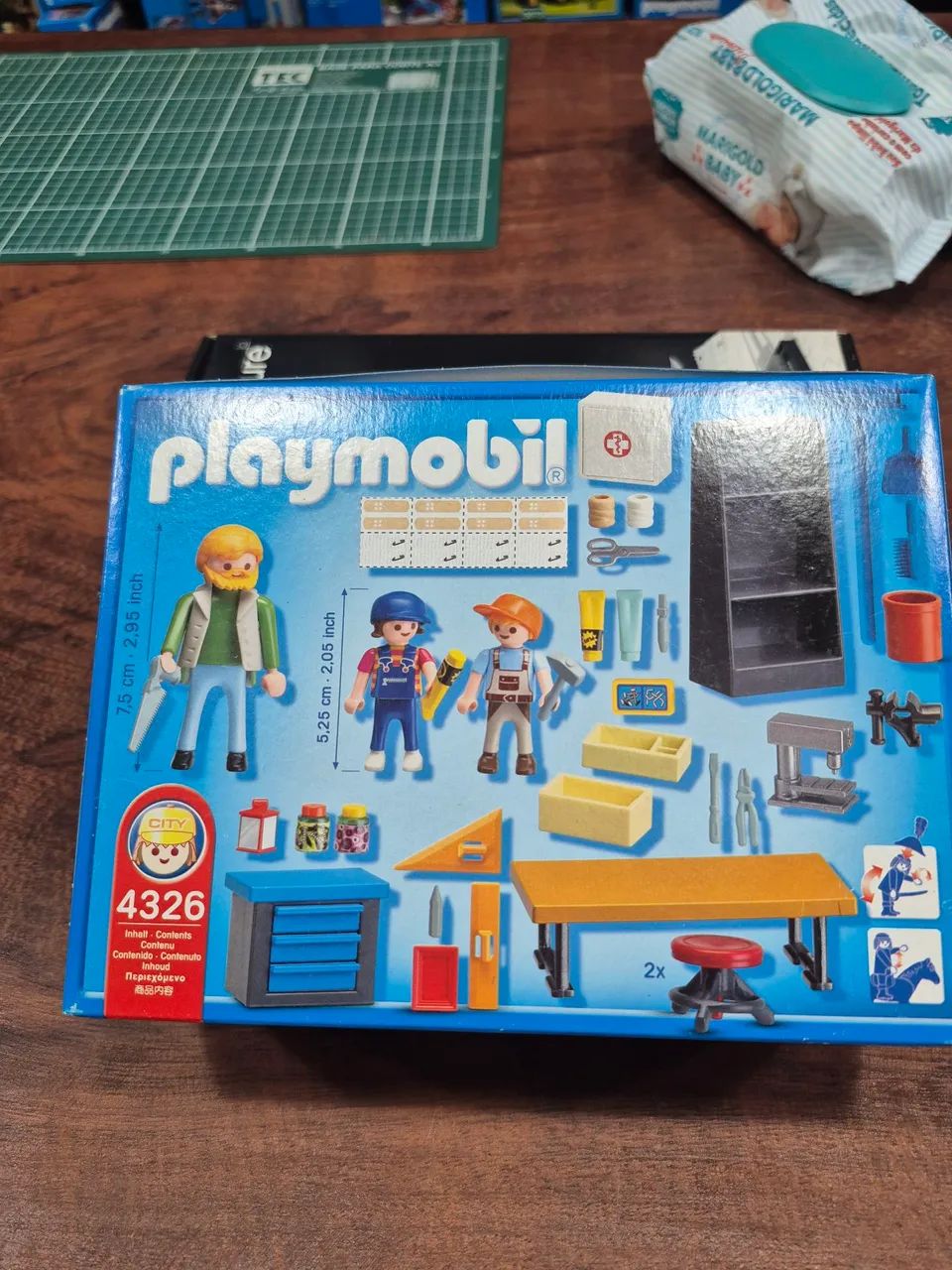 Playmobil 4326 - Conjunto  aula de carpintaria  -RARO - Foto 2