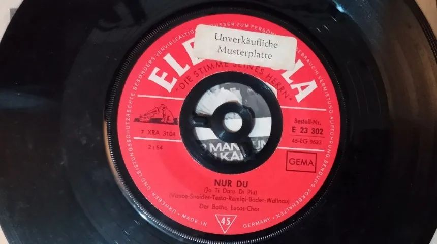 Disco de 1966 (importado) do grupo Botho Lucas-Chor - Foto 3