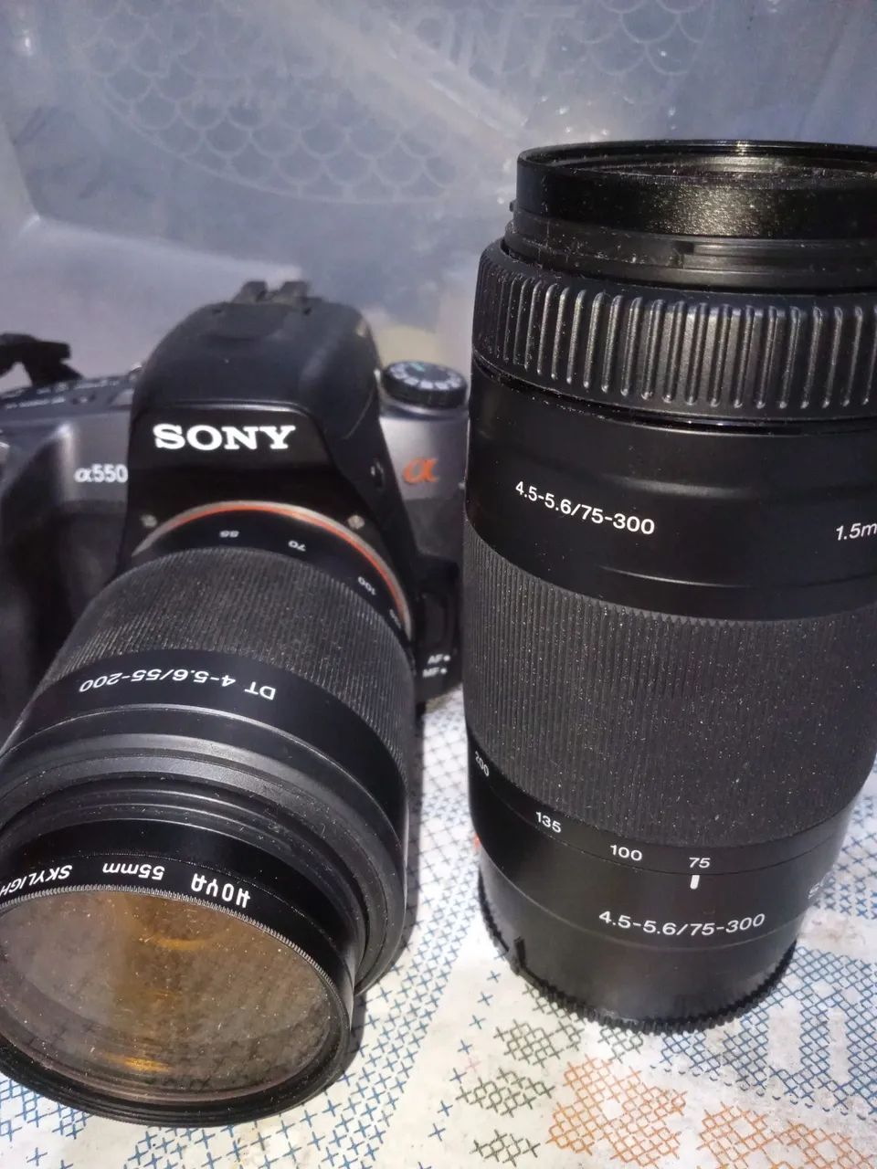 Câmera sony Alpha a550 Câmeras e Filmadoras Vila Urussaí