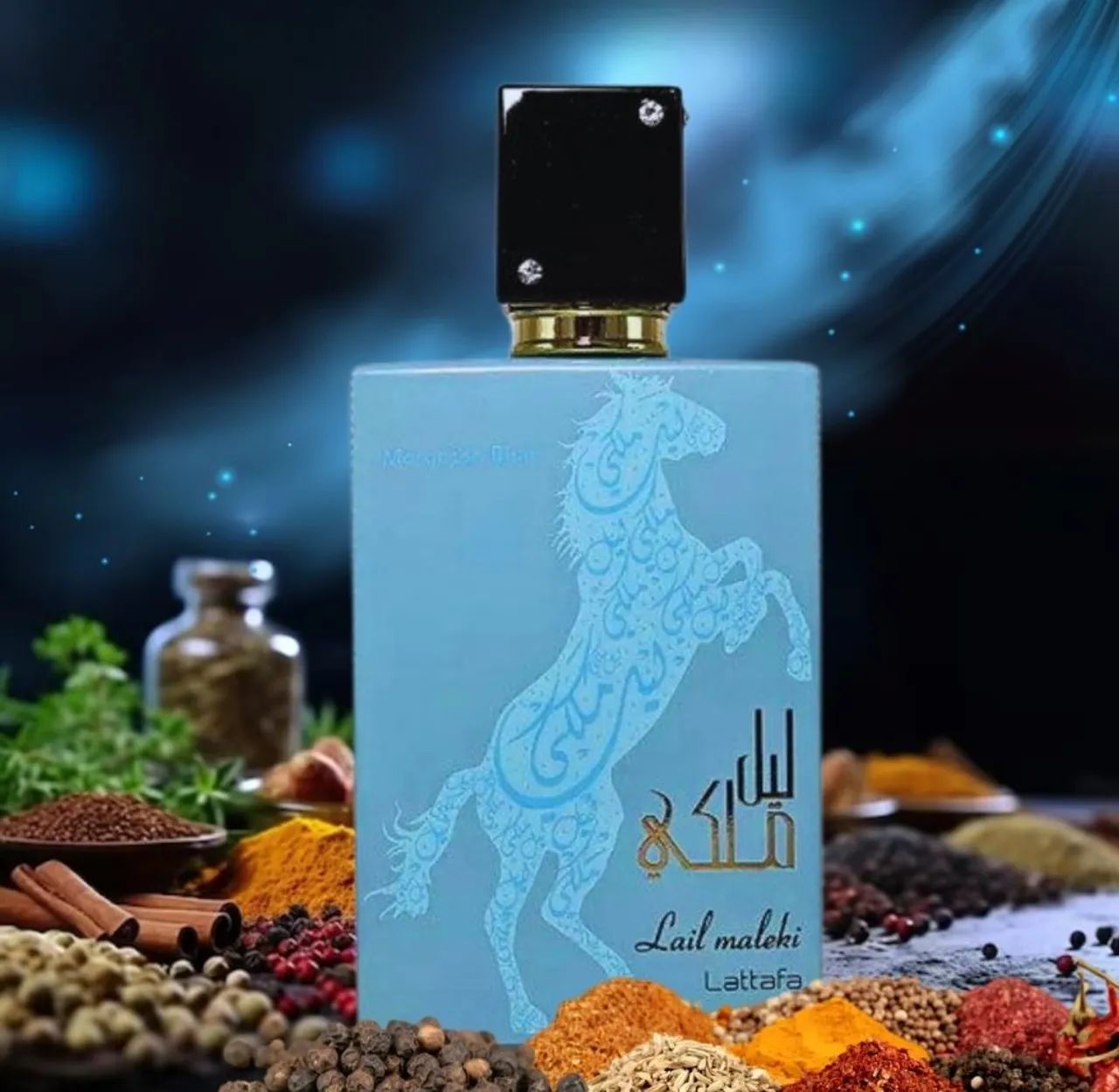 Perfume Lail Maleki Lattafa Moroccan Blue - 100% original