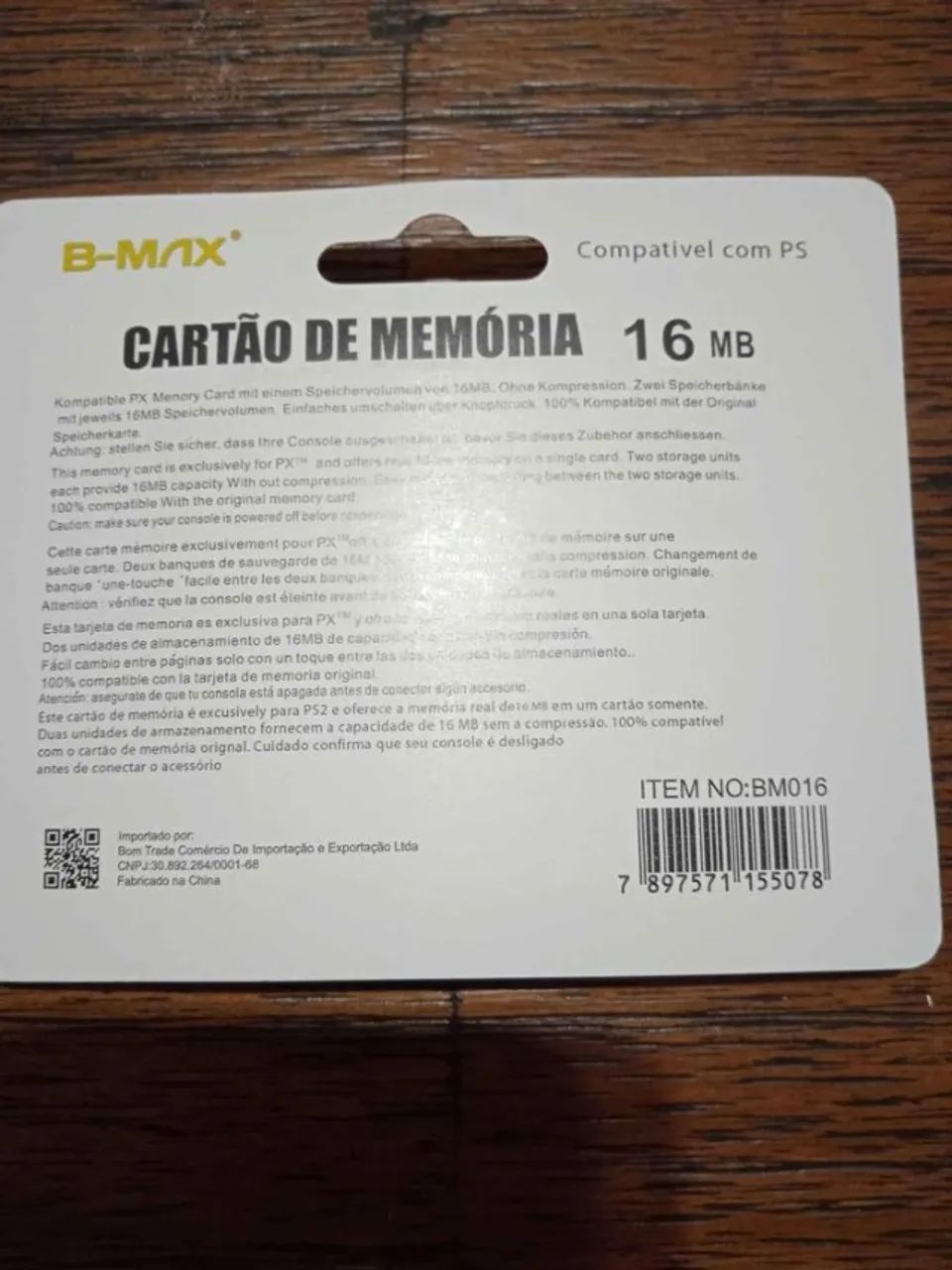 Memory Card 16Mb Playstation 2 Novo - Foto 2