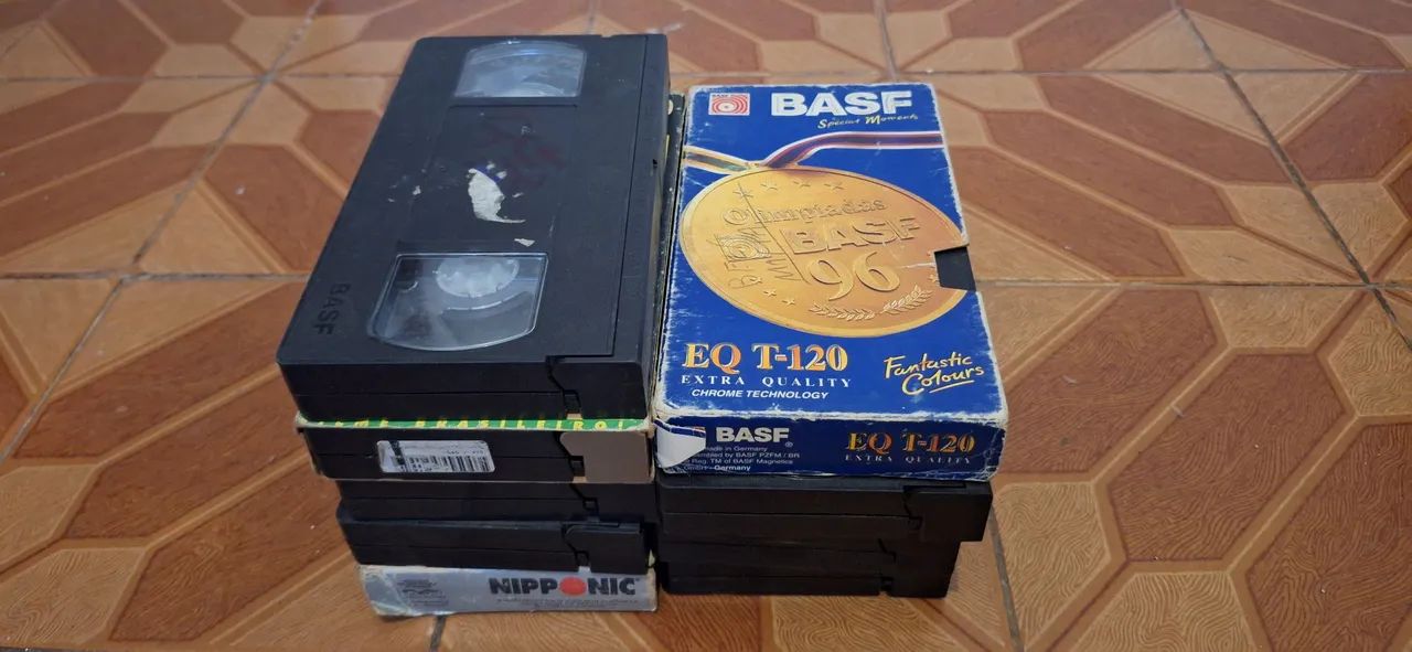 Fitas VHS antigas 