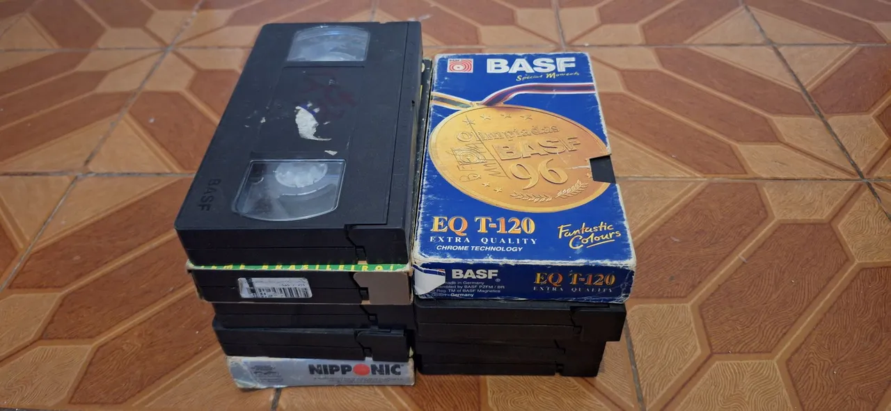 Fitas VHS antigas