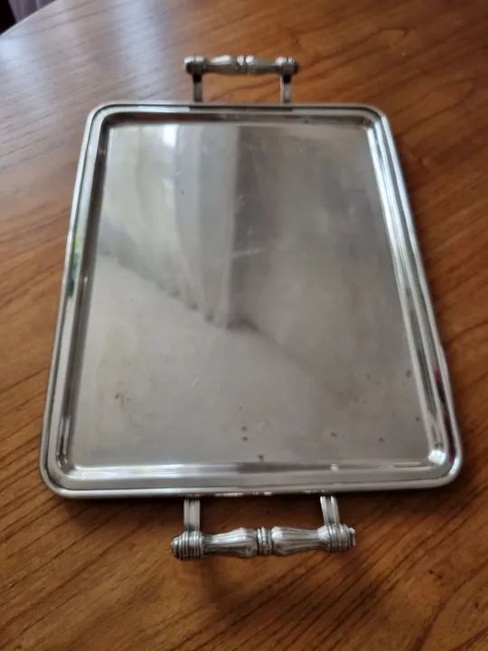 Bandeja de Prata Antiga - Foto 2