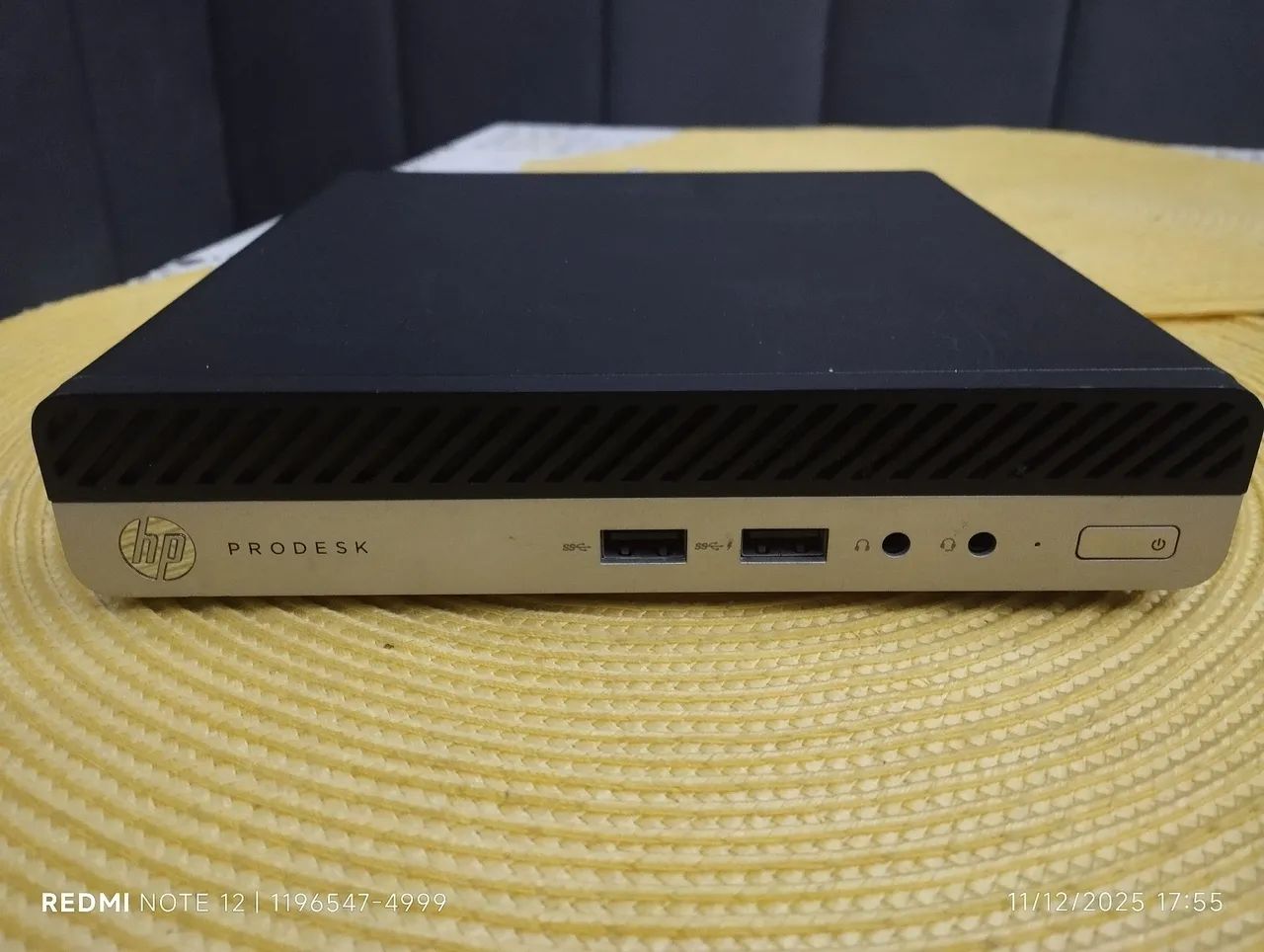 Mini pc hp prodesk i3 de 7 geração.64842073863810123