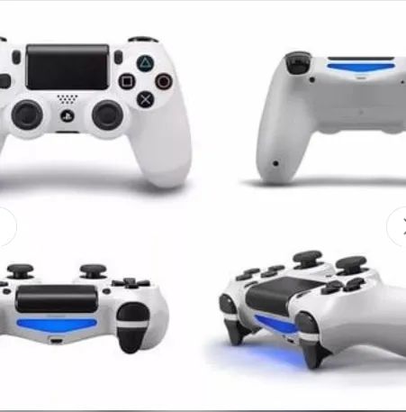 Controle DualShock sem fio para Playstation 4, Computador e Android Cor Branco - Foto 4