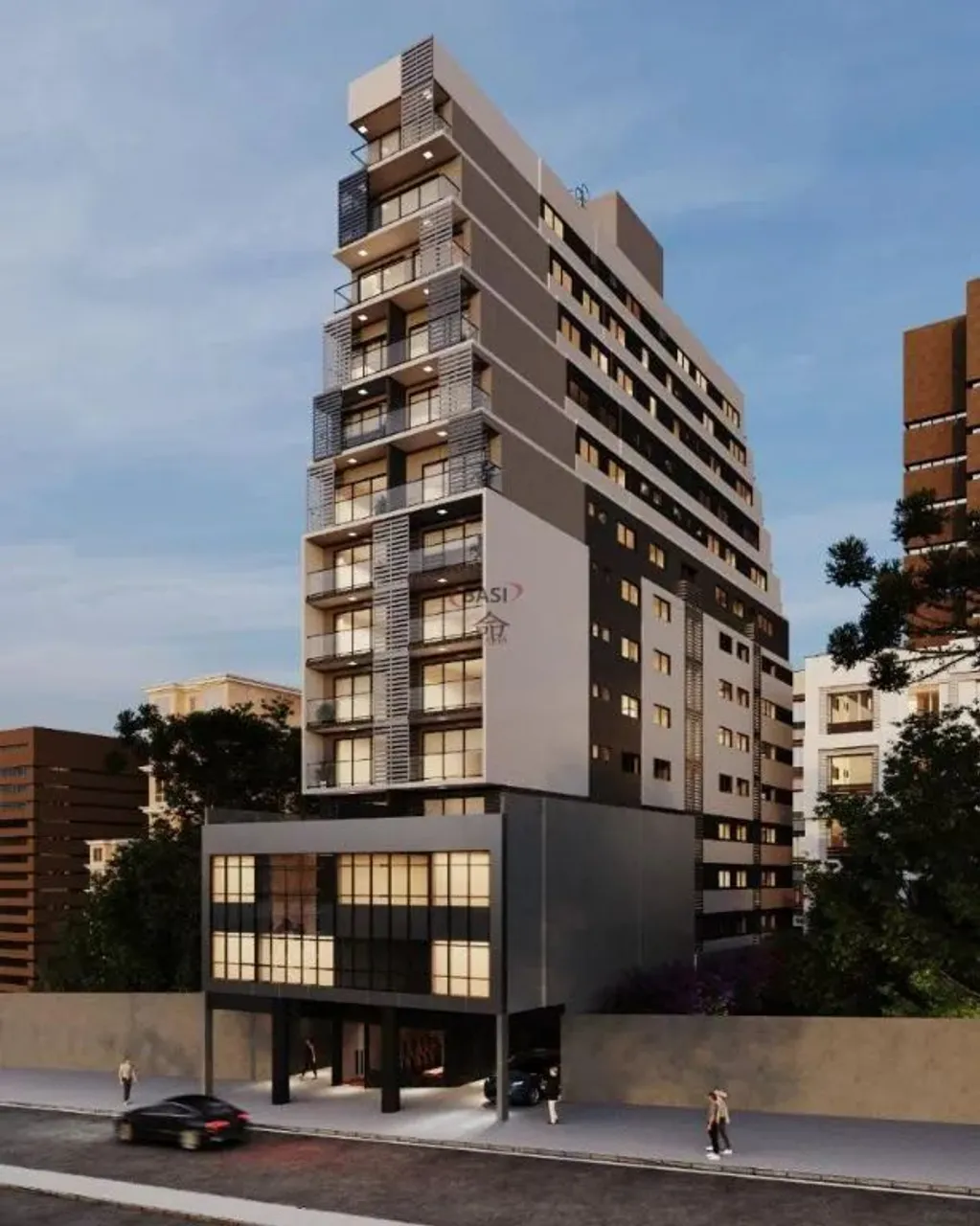 SALA COMERCIAL COM ÁREA EXTERNA + VAGA DE GARAGEM DUPLA