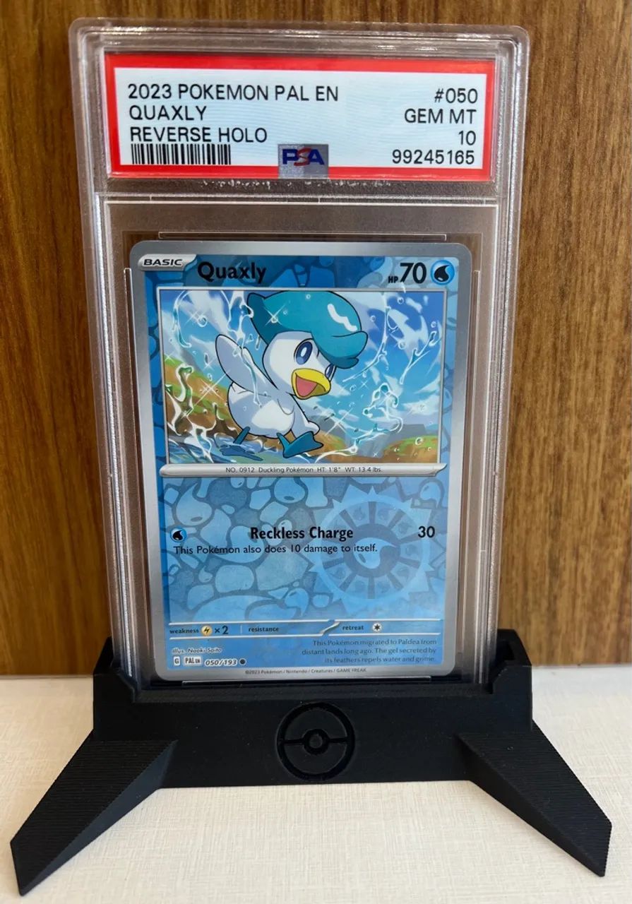 Pokémon Card - Quaxly Reverse Holo - PSA 10 Gem Mint