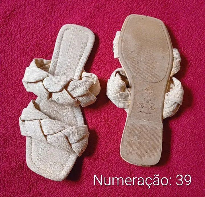 Rasteirinha em tecido  - Foto 2