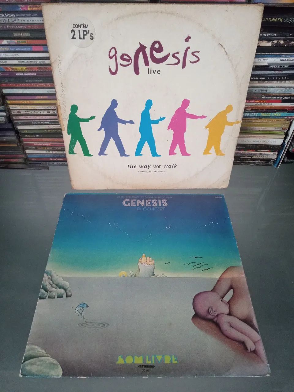 2 LPs GENESIS -1983 / In Concert LEIA O ANÚNCIO  - Foto 2