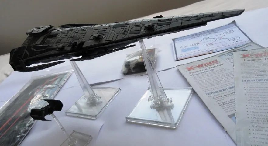 star wars x wing imperial raider galapagos portugues completo sem caixa veja - Foto 3