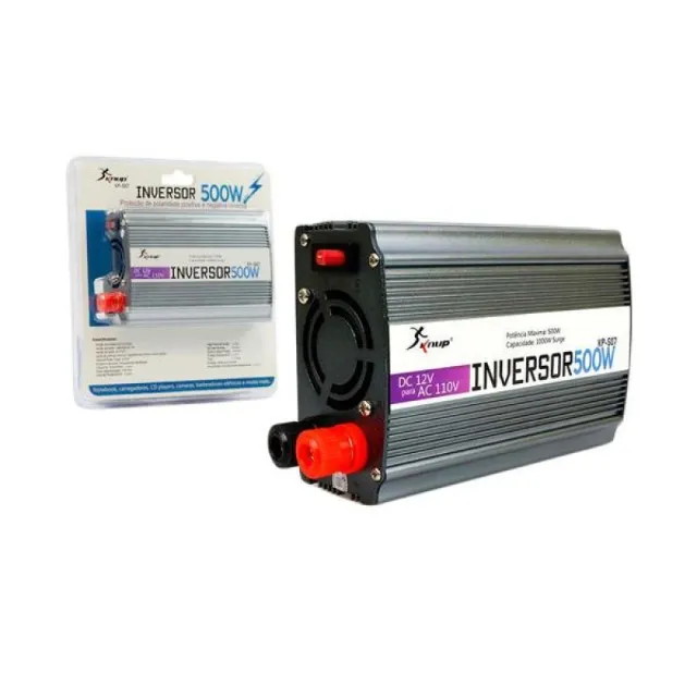 Inversor de Corrente 12V 500W 110V KP-507 - Knup 009368