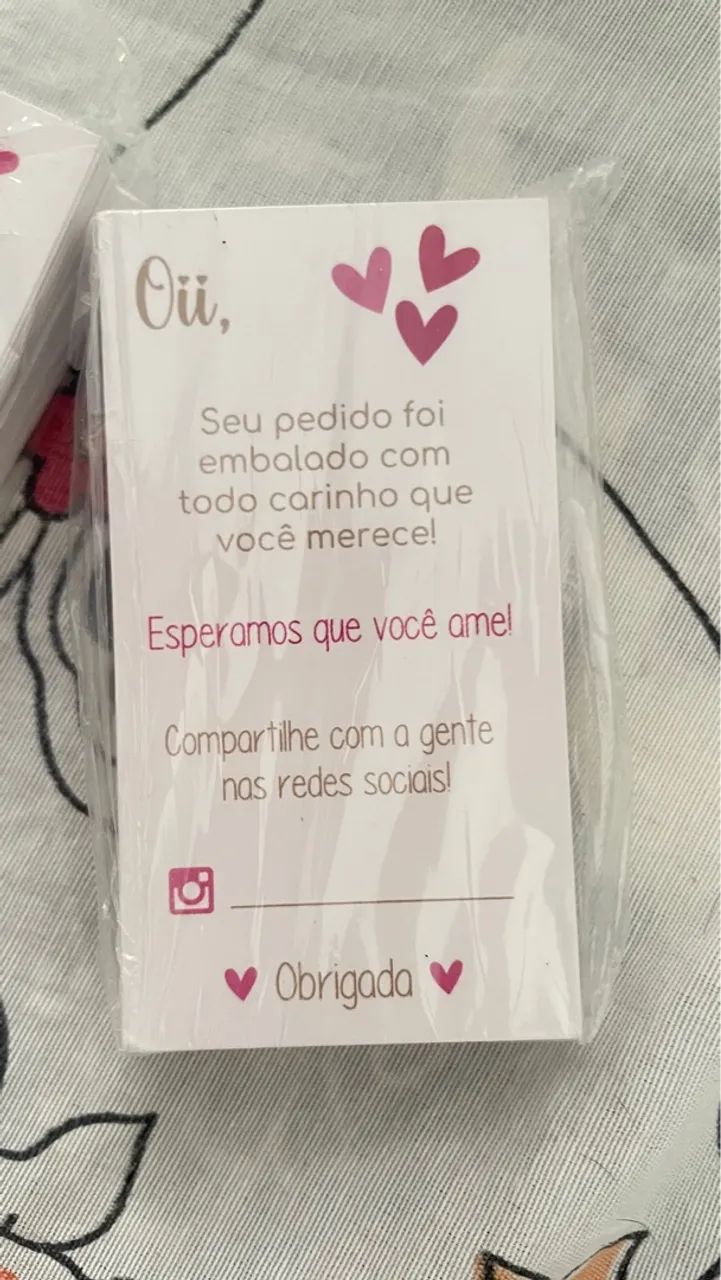 40 Cartões de agradecimento personalizados - Foto 2
