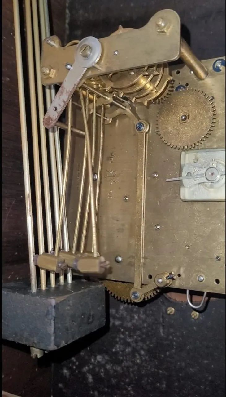 Relógio parede alemão 120 anos funcionando  - Foto 5