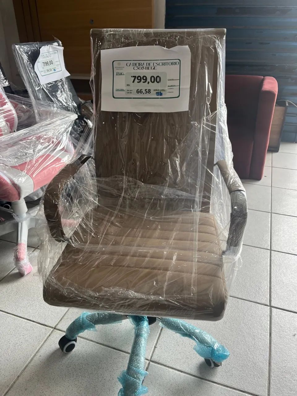 Cadeira de escritório + Frete - Foto 2