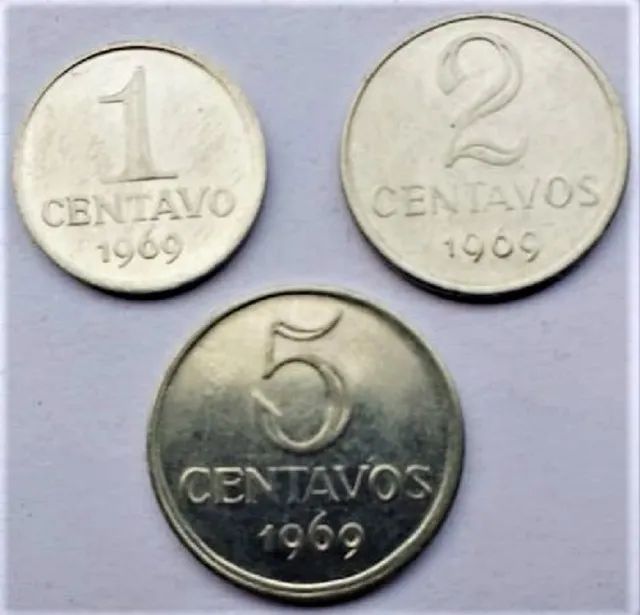 Moedas Antigas - Cruzado - Cruzeiro - Real - Foto 3