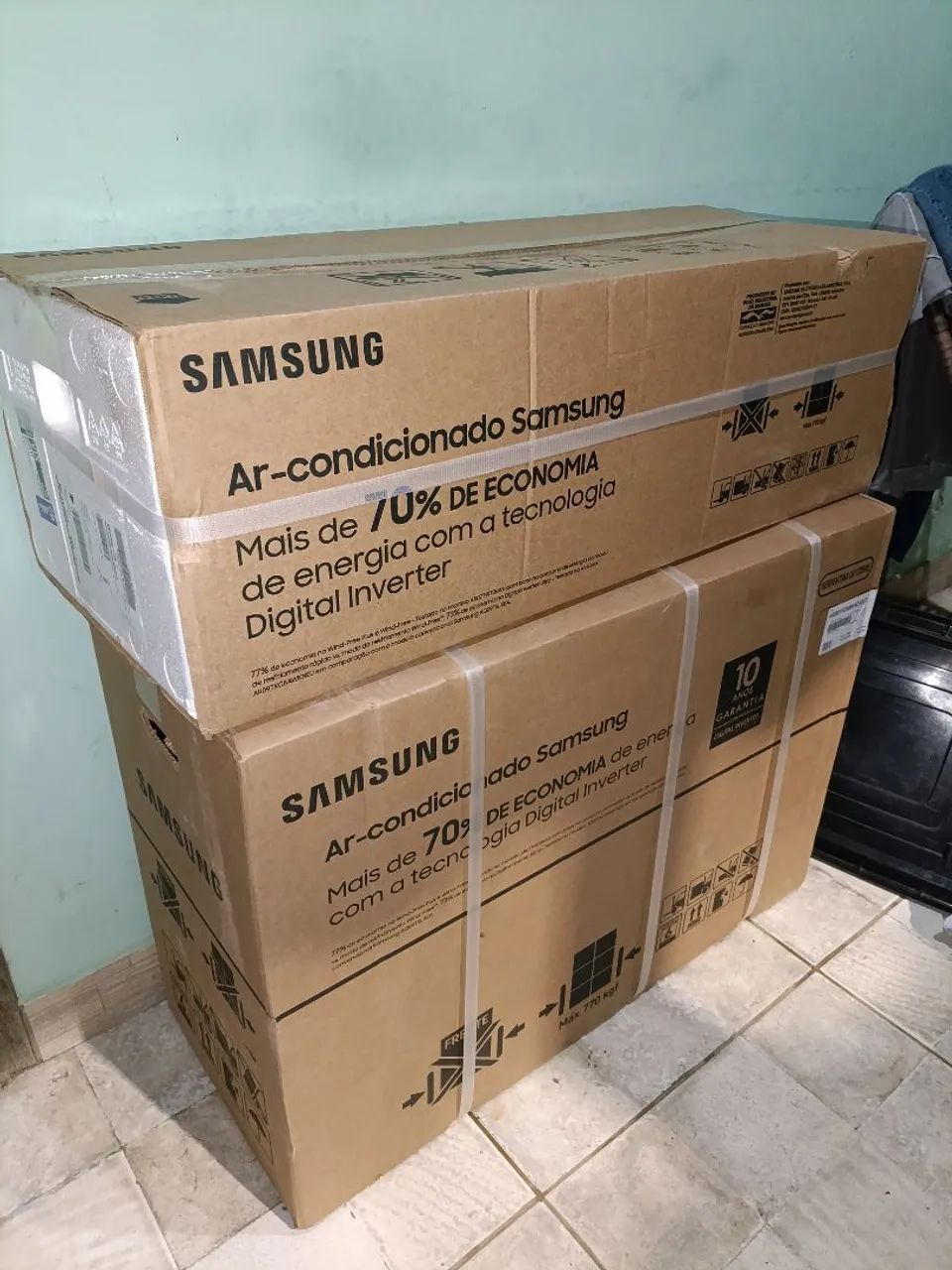 AR CONDICIONADO SAMSUNG WIND FREE INVERTER 9.000 220V FRIO - Foto 2