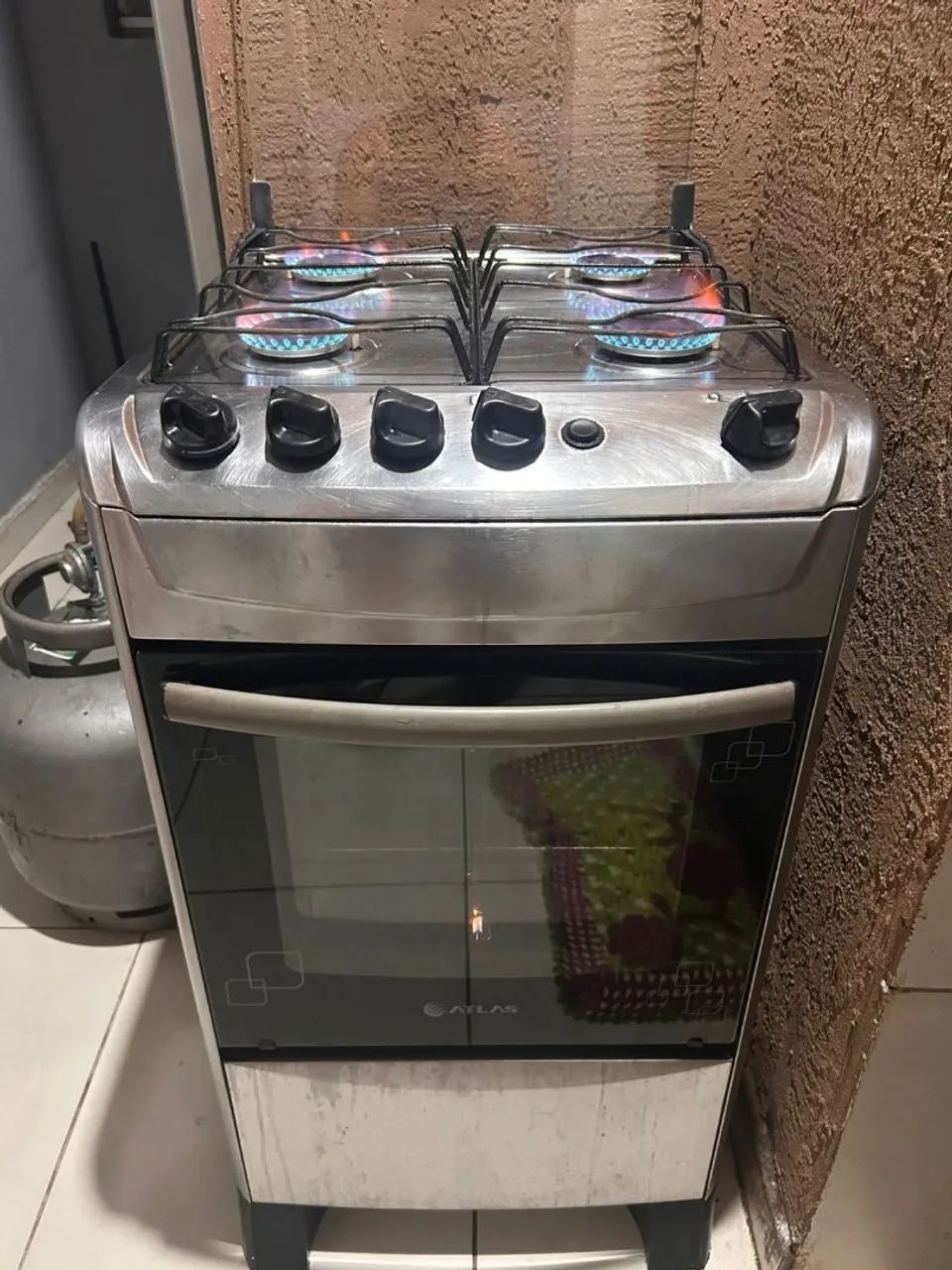 Fogão atlas inox acendimento automático entrego  - Foto 2