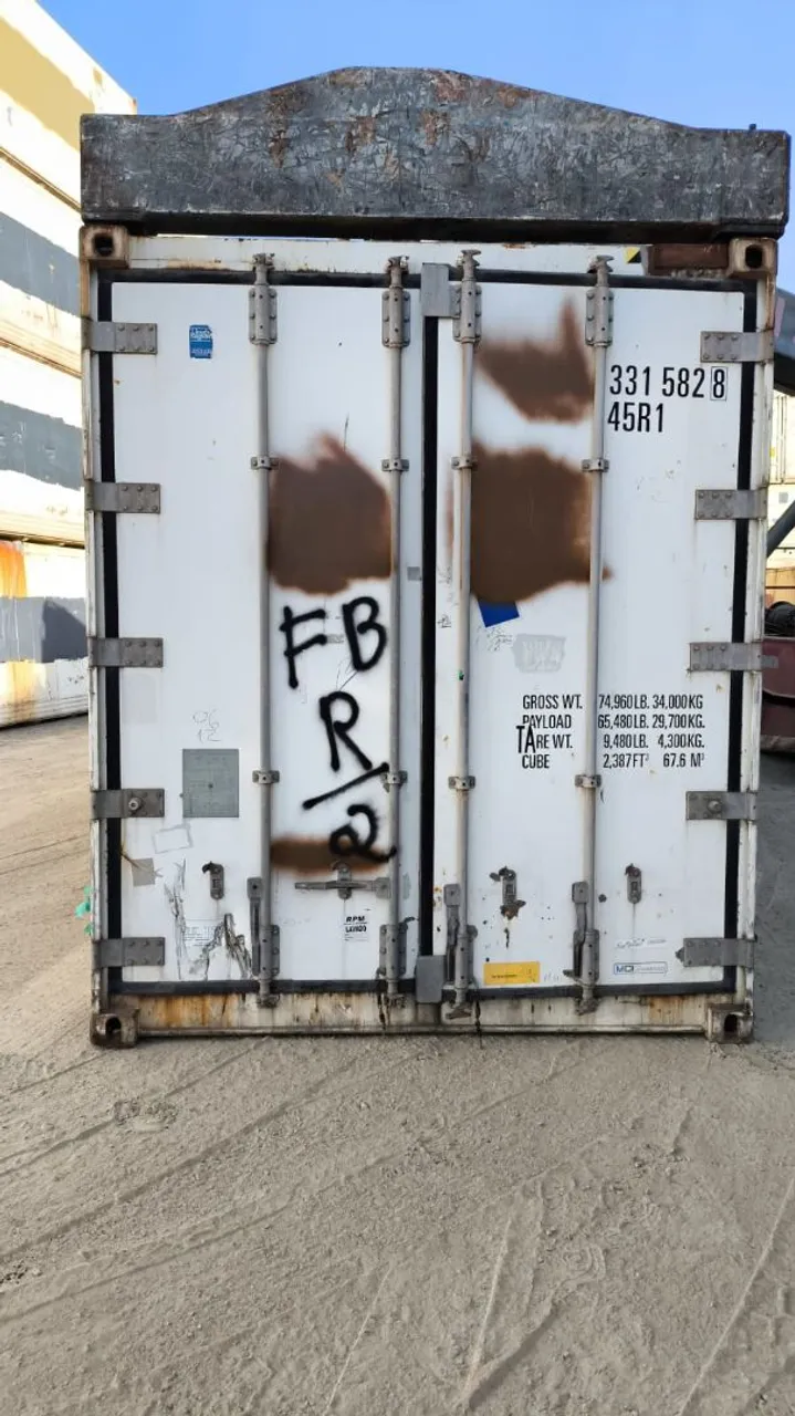 Contêiner Refrigerado 40 pés sem piso