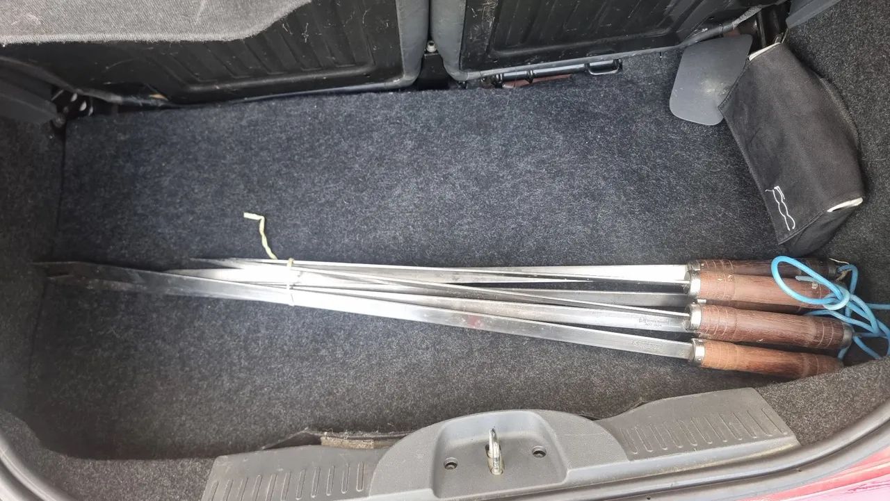 Espeto inox barra chata Tramontina  105cm e 95cm - Foto 3