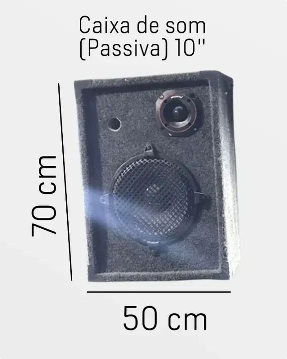 Duas caixas de som passivas (Kit com duas caixas) - Preço para sair rápido. - Foto 2