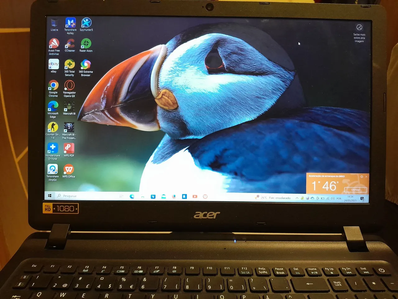 Notebook muito novo
