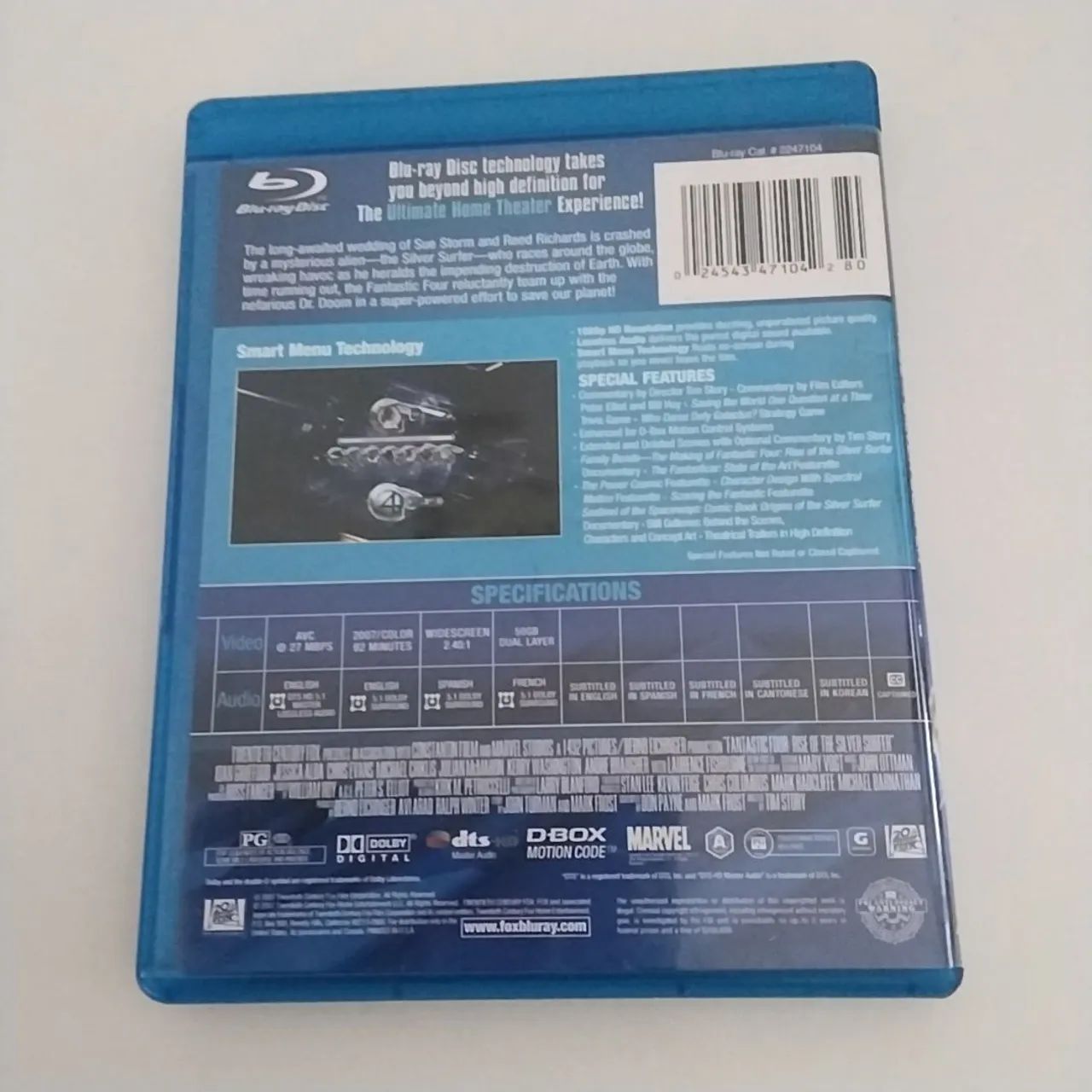 Quarteto Fantastico - Rise of the Silver Surfer Blu-Ray - CDs