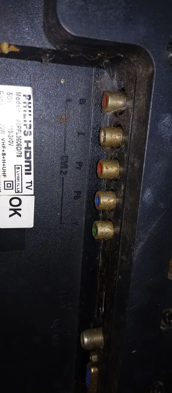 Tv  Philips 40pfl 3606 tela ruim