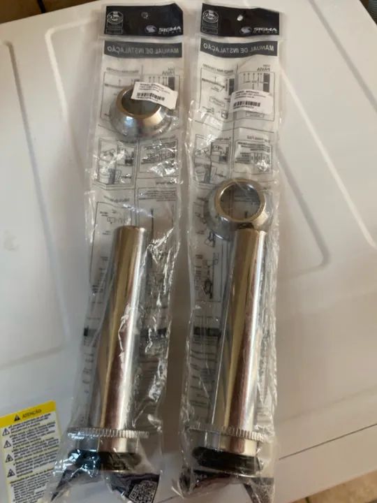 Tubo ajustável abs cromado -Sigma