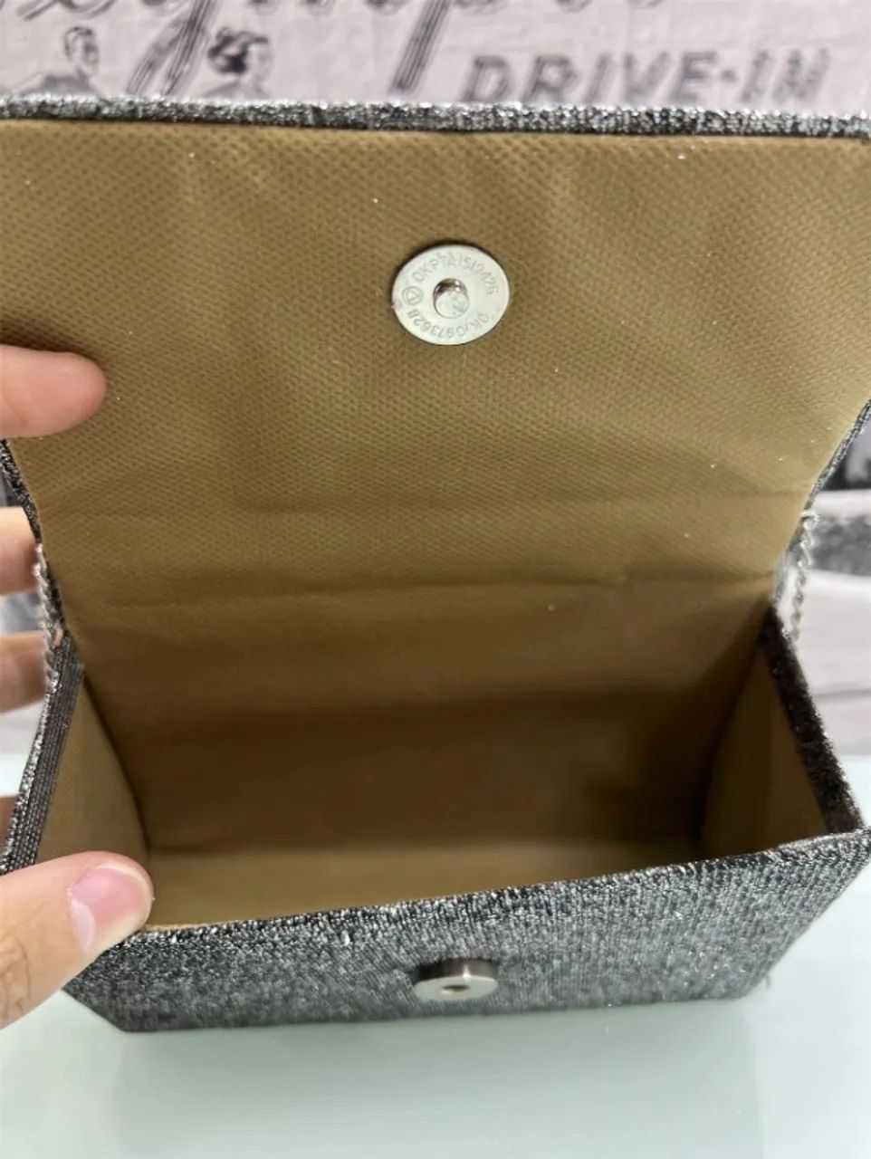 Bolsa Feminina baguette Transversal De Ombro E Mão - Foto 5