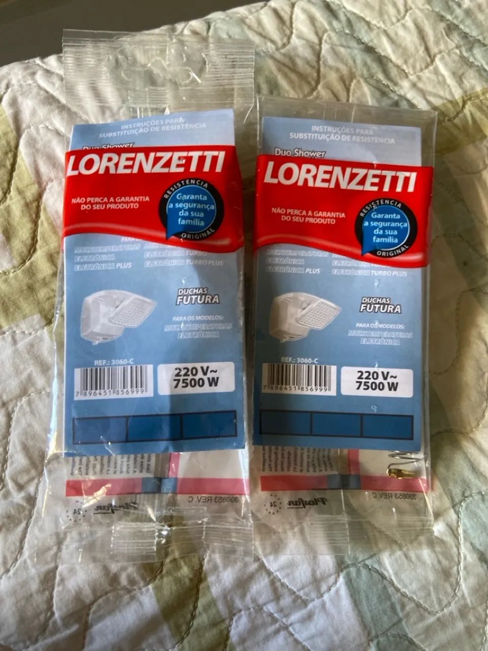 Resistência para Ducha Futura Lorenzetti 220V 7500W