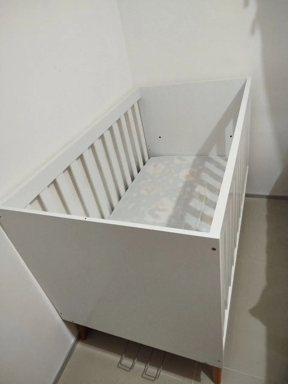 Berço de madeira branco (Oferta por tempo Limitado) - Foto 4
