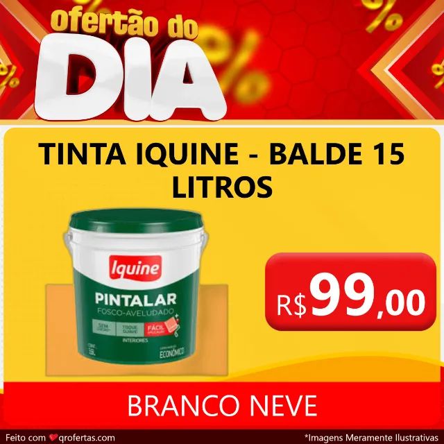 TINTA IQUINE BALDE - COR: BRANCO NEVE  - Foto 4