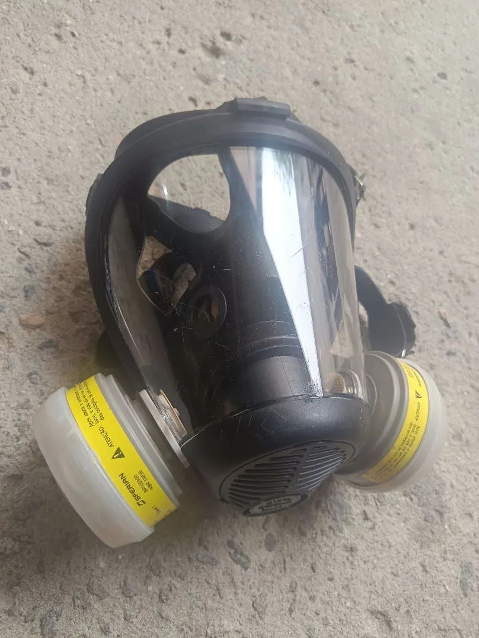 Máscara de gás para segurança residencial