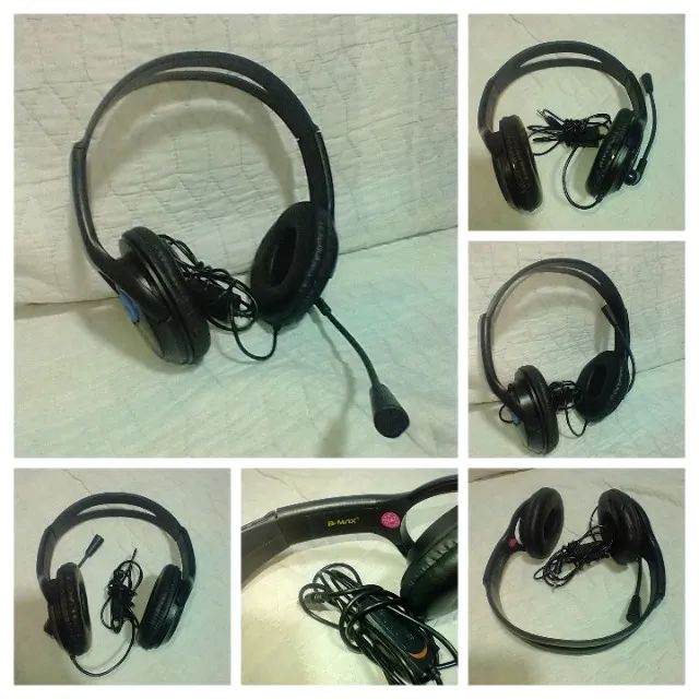 Headset Gamer Com Microfone E Fone Xbox One Ps4 Pc Mobile Cor Preto