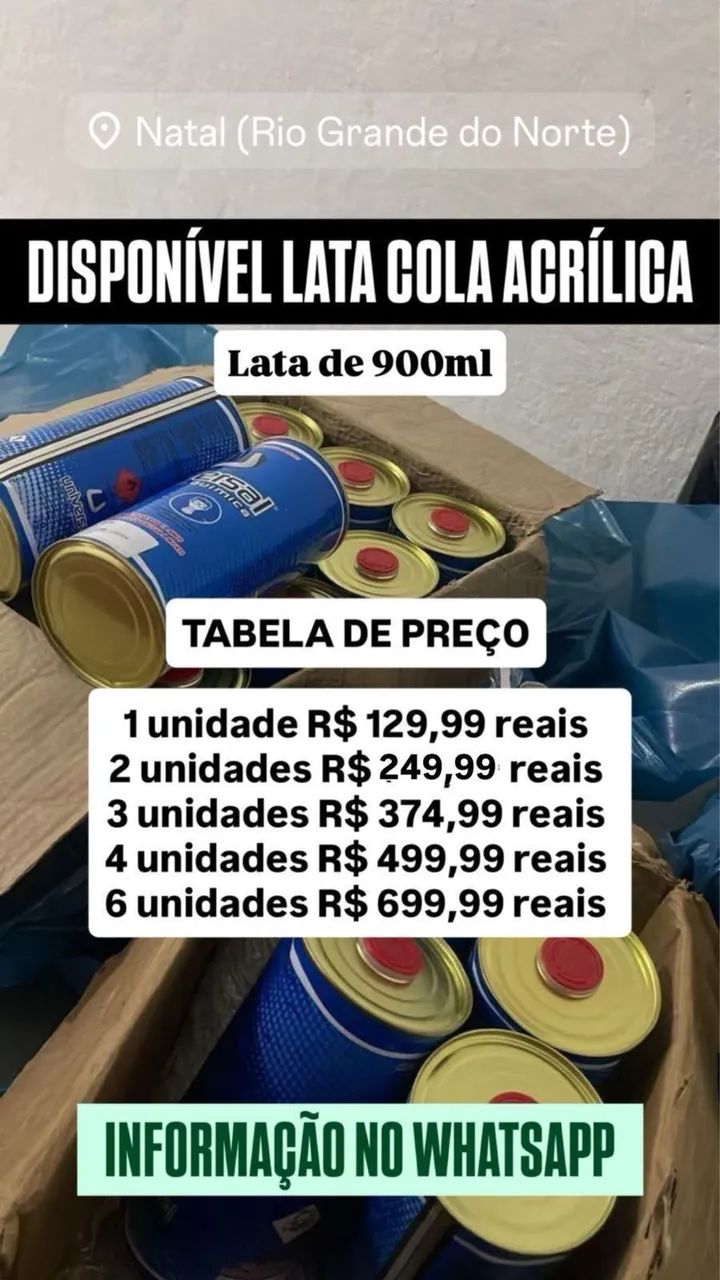 Cola acrílica universal 900ml