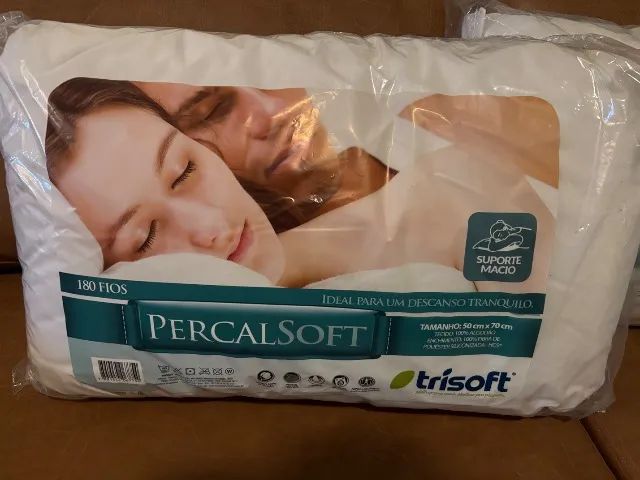 Travesseiro PercalSoft 2 unidades - Foto 2